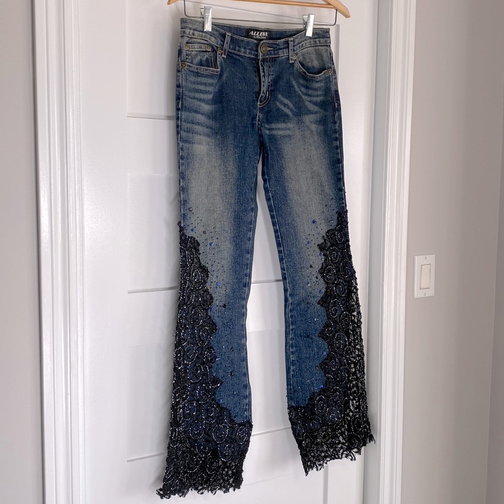 Allen B. By Allen Schartz lace jeans size 27